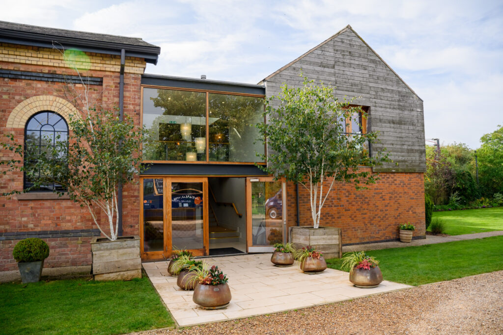 Entrance to Carriage Hall wedding venue in Nottingham