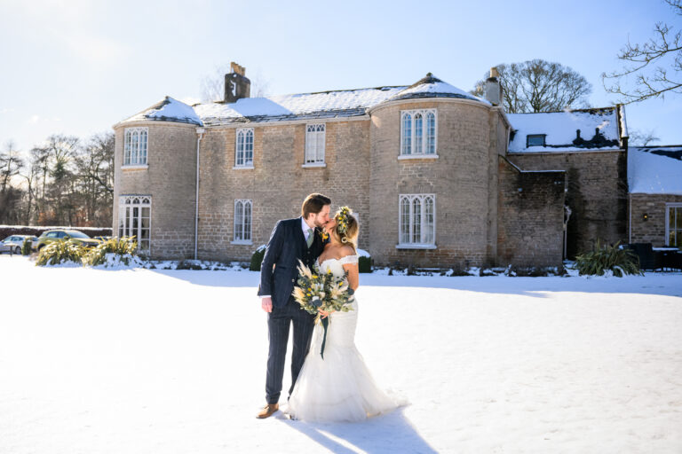 Cockliffe Wedding Photography – A Snowy Country House Wedding
