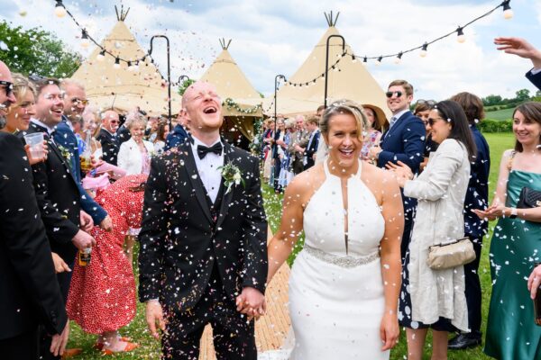 Nottingham Tipi Wedding at Overgrown Acres outdoor venue