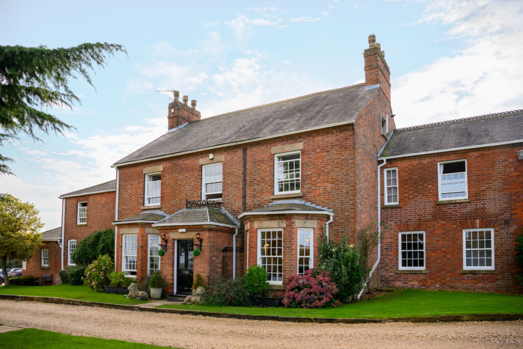 Exterior shot of Swancar Farm wedding venue