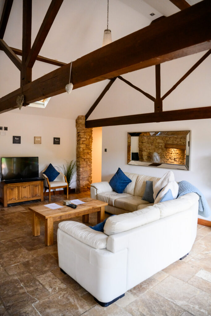 interior photography of the Old Stables at Swancar Farm wedding venue
